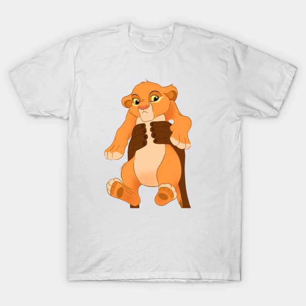 The lion king, cute Simba, baby Simba king, T-Shirt by PrimeStore